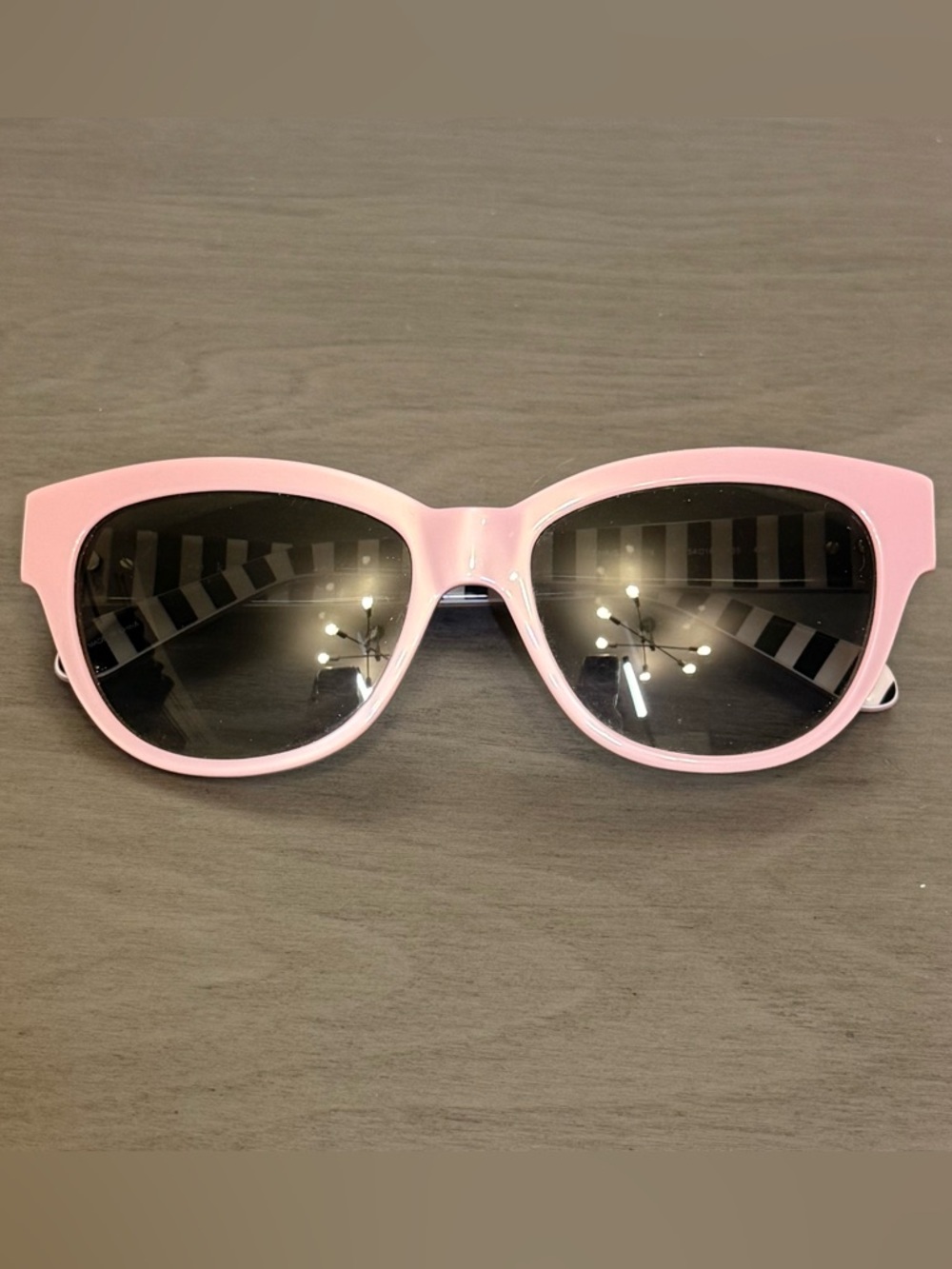 Kate Spade New York Women's Aisha Cat Eye Pink Sunglasses, Non-Polarized - Picture 2 of 10